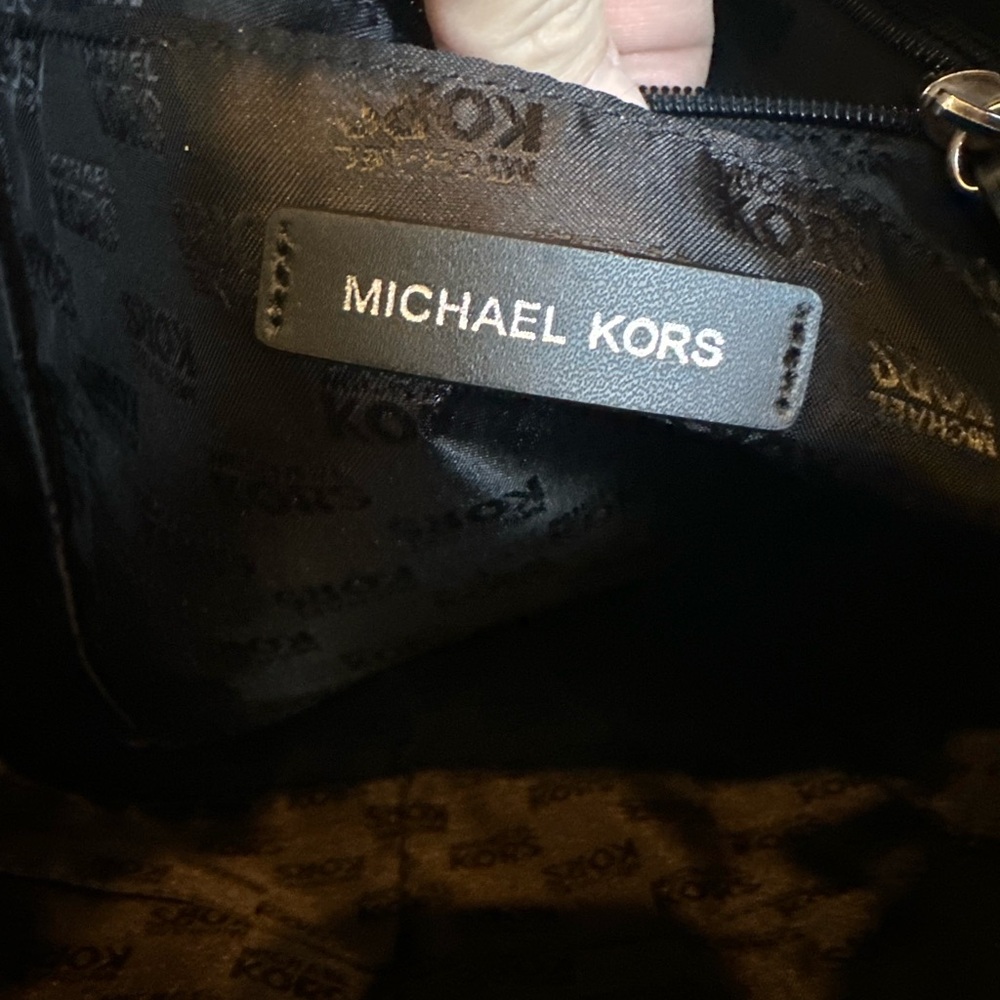 Michael Kors Black and Gray Hobo Bag - Picture 9 of 9